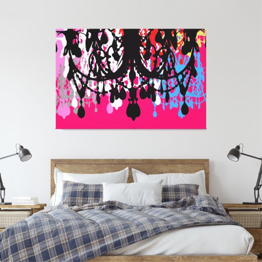 In Love Chandelier ~XLARGE 60X40 Canvas 2,5-inch d (Insitu (Slaapkamer))