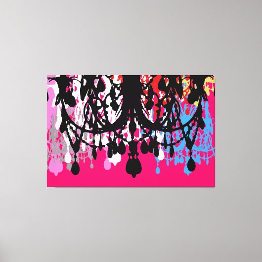 In Love Chandelier ~XLARGE 60X40 Canvas 2,5-inch d (Voorkant)