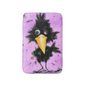 In Love Crow - Funny Badmat (Voorkant Verticaal)