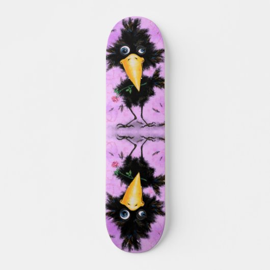 In Love Crow - Funny - Gentleman Persoonlijk Skateboard (Voorkant)