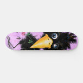 In Love Crow - Funny Persoonlijk Skateboard (Horizontaal)