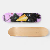 In Love Crow - Funny Persoonlijk Skateboard (Horizontaal)