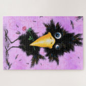 In Love Crow Funny Puzzle Legpuzzel (Horizontaal)