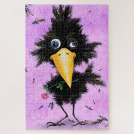 In Love Crow Funny Puzzle Legpuzzel