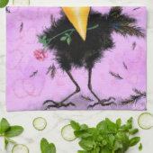 In Love Crow - Gentleman - Funny Theedoek (Gevouwen)