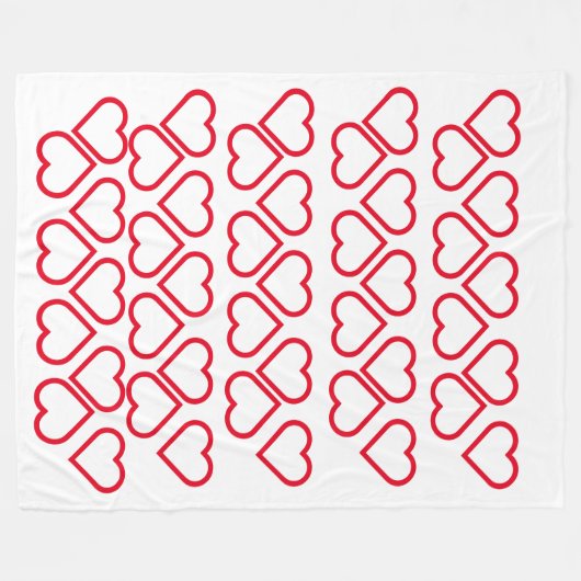 in love fleece deken (Voorkant (Horizontaal))