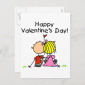 In Love Happy Valentine's Day Feestdagenkaart (Voorkant / Achterkant)