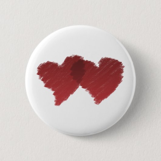 In Love Heart Ronde Button 5,7 Cm (Voorkant)