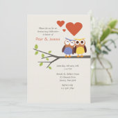 In Love Jubileum Party Invitation Kaart (Staand voorkant)