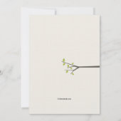 In Love Jubileum Party Invitation Kaart (Achterkant)