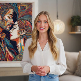 In Love Moderne Kunst Poster