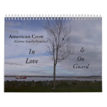 In Love & On Guard Crow Kalender