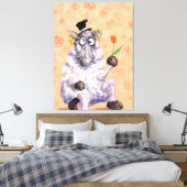 In Love Ram - Funny Canvas Afdruk (Insitu (Slaapkamer))