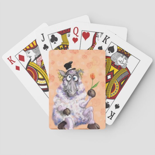 In Love Ram - Gentleman - Funny Pokerkaarten (Achterkant)