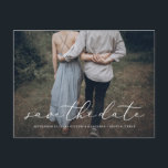 In Love Save the Date Briefkaart<br><div class="desc">Gefeliciteerd met je verloving! Sparen de aankondigingen van de Datum zijn de eerste grote stap in het trouwplanningsproces! Herinner me, zal uw sparen de datumaankondiging de toon voor uw grote dag plaatsen, zeker zijn om gasten met een onvergeeflijk ontwerp en een blik in te drukken wat te komen is! Dit...</div>