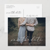 In Love Save the Date Briefkaart (Voorkant / Achterkant)