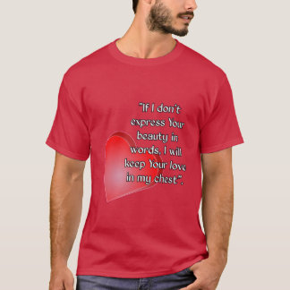 In loves grappig t-shirt