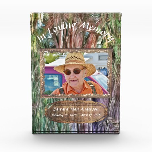 In Loving Memorial Tree of Tule OAX1 Fotoblokken (Voorkant)