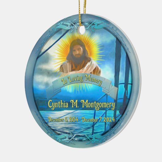 In Loving Memory 0916 Keramisch Ornament (Links)