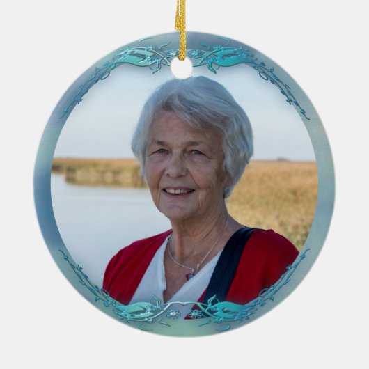 In Loving Memory 0916 Keramisch Ornament (Achterkant)