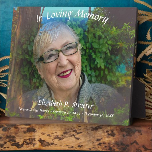 In Loving Memory 1017 Fotoplaat