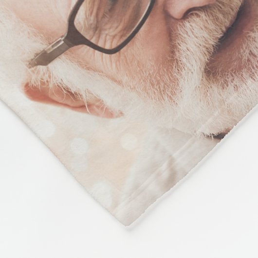 In Loving Memory 14-Fotonaam & Aangepaste offerte Fleece Deken (Hoek)