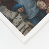 In Loving Memory 24 Photo Collage Cross met Wings Fleece Deken (Hoek)