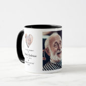 'In Loving Memory' 2-foto persoonlijke boodschap m Mok (Voorkant links)