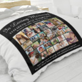 In Loving Memory 30 Photo Collage Memorial Fleece Deken
