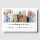 In Loving Memory 3 Fotobegrafenis Gastenboek (Voorkant)