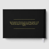 In Loving Memory 3 Fotobegrafenisdienst Gastenboek (Achterkant)