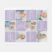 In Loving Memory 6 fotocollage gedicht Fleece Deken (Voorkant (Horizontaal))