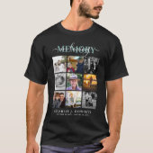 In Loving Memory 9Photo Collage Memorial Tribution T-shirt (Voorkant)