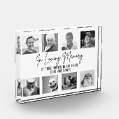 In Loving Memory Aangepaste 8 foto huwelijksmonume (Links)