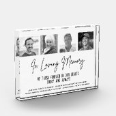 In Loving Memory Aangepaste Foto Huwelijksmonument (Links)