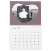 In Loving Memory Afgeronde Hartvorm Foto Kalender (Jan 2027)