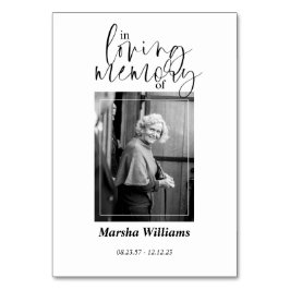 In Loving Memory - Begrafenis/Gedenkteken Kaart