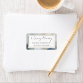 In Loving Memory blauw gouden kaars stickers (Insitu)