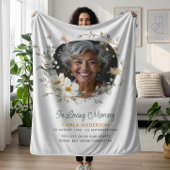 In Loving Memory Botanisch Fleece Deken