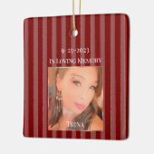 In Loving Memory Christmas Keramisch Ornament (Links)