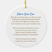 In Loving Memory | Christmas Photo Memorial Keramisch Ornament (Achterkant)