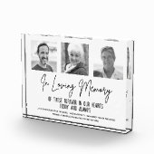 In Loving Memory Custom 3 foto huwelijksmonument (Rechts)