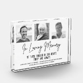 In Loving Memory Custom 3 foto huwelijksmonument (Links)