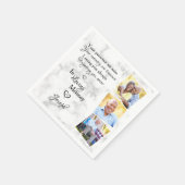 In Loving Memory Custom 3 Photo Memorial Funeral Servet (Hoek)