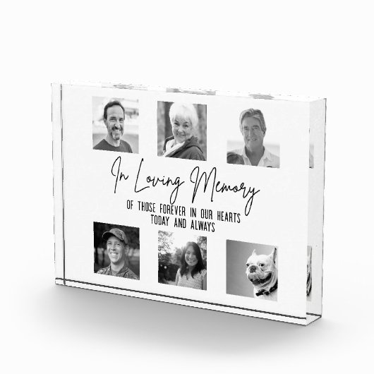 In Loving Memory Custom 6 foto huwelijksmonument (Rechts)