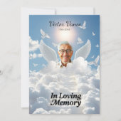 In Loving Memory,Custom card, rip, tribute,  Kaart (Voorkant)