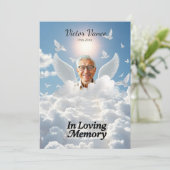 In Loving Memory,Custom card, rip, tribute,  Kaart (Staand voorkant)