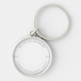 In Loving Memory Custom Pet Photo & Name Keychain