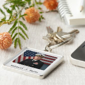 In Loving Memory Custom Photo Memorial Keepsake Sleutelhanger (Zijkant)