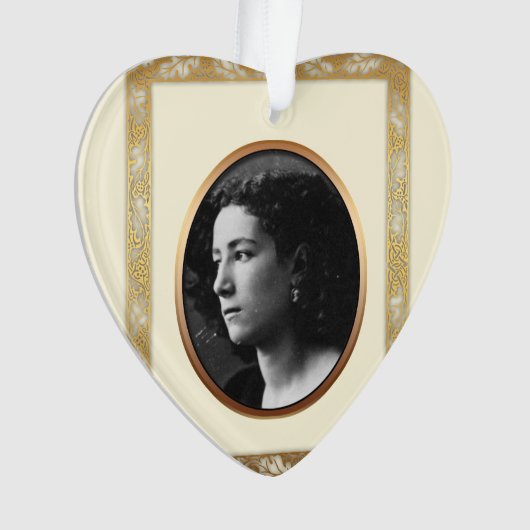 In Loving Memory Custom Photo Memorial Ornament 1 (voorkant)